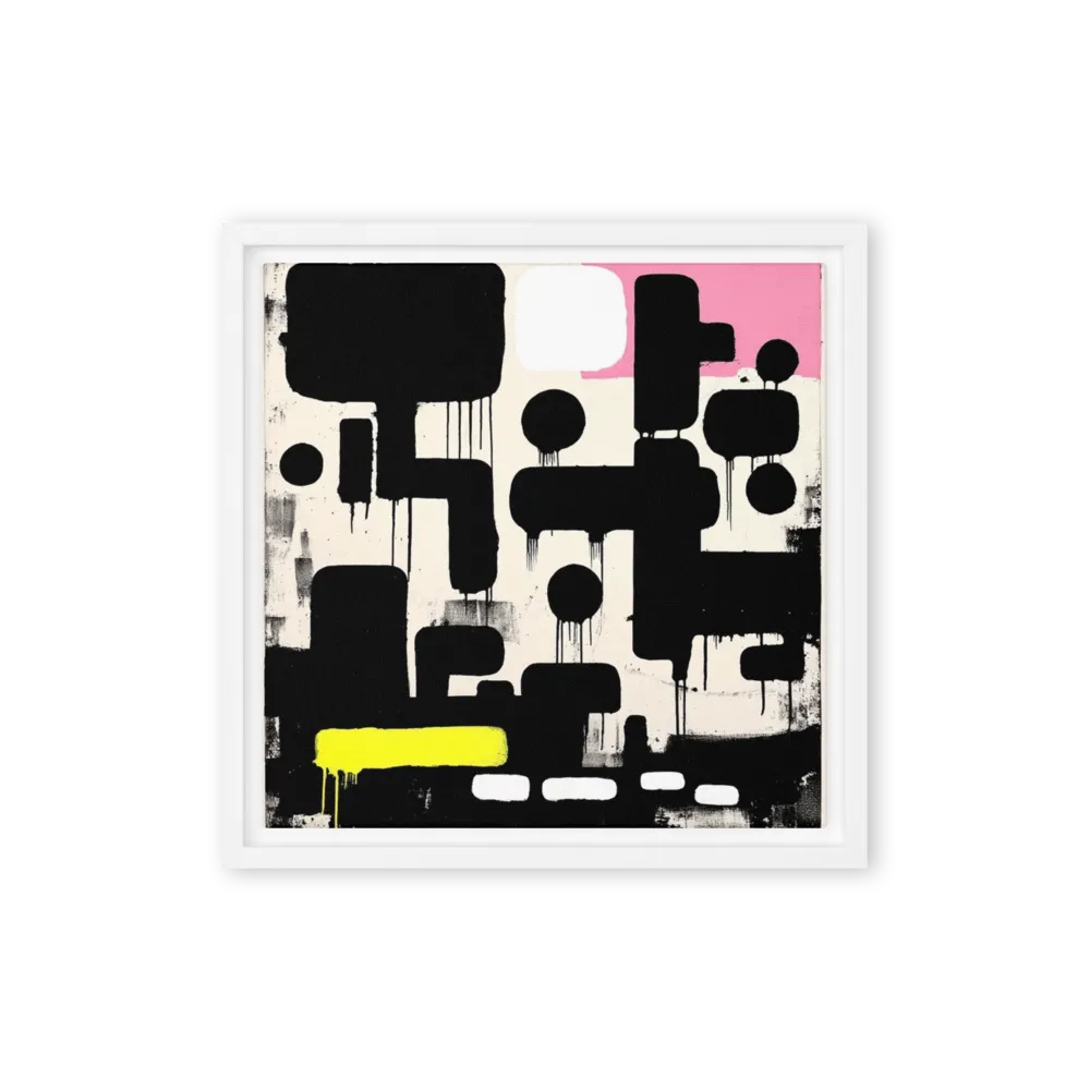 Urban Gridlock 
 Poster with Black Frame | 14″x 14″