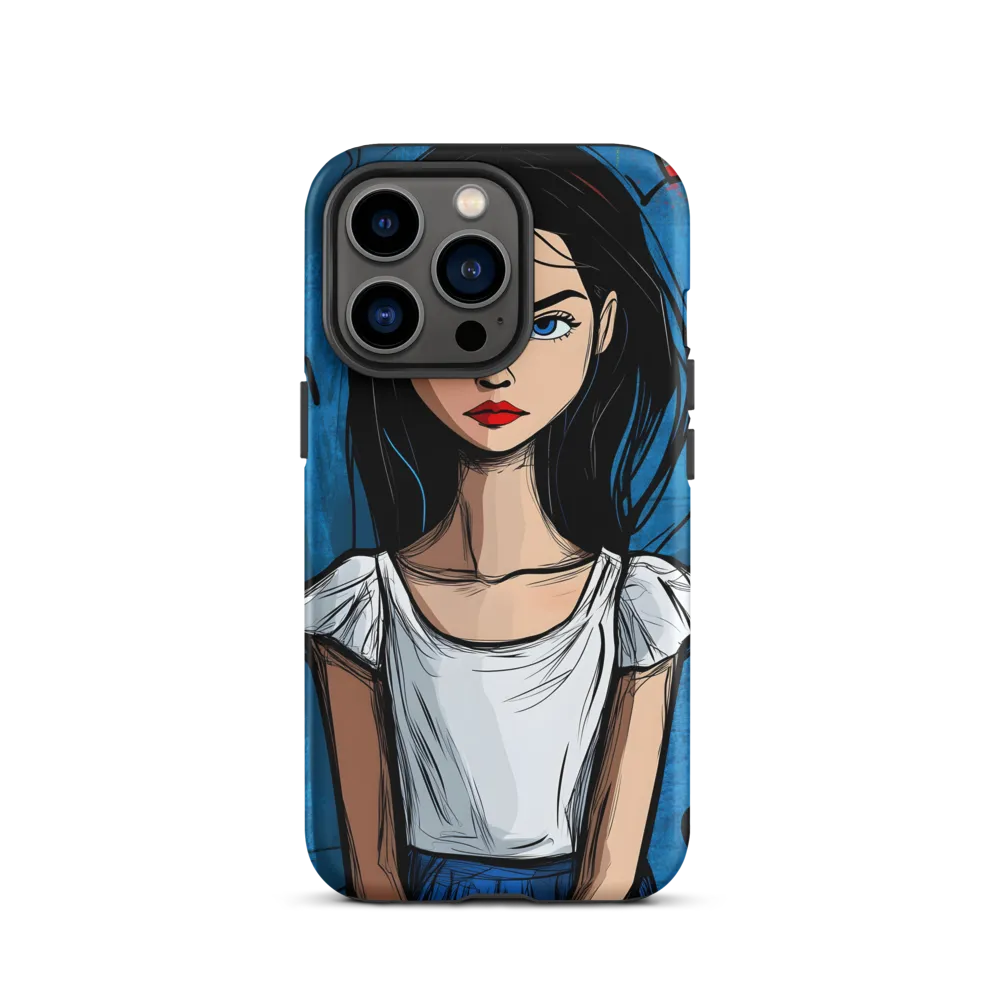 Girl Portrait Illustration | Phone Case
