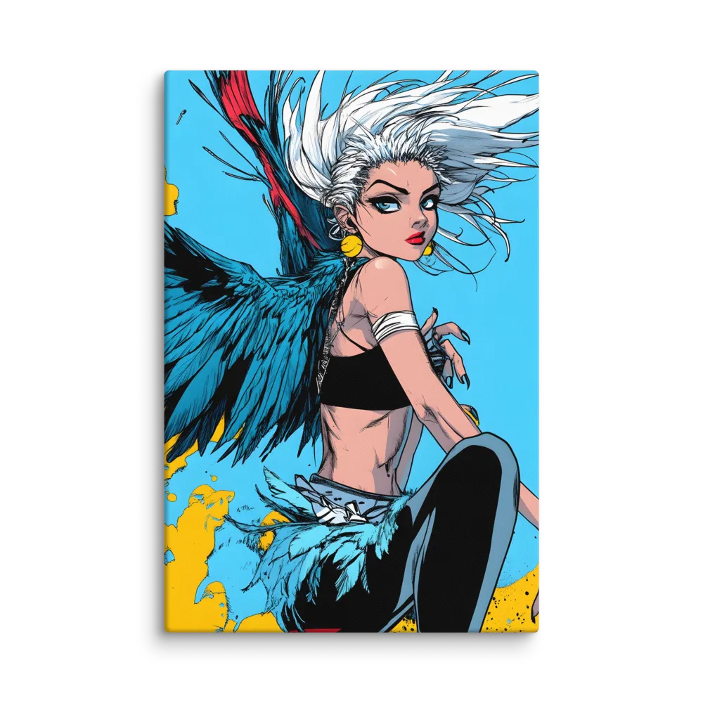 Feathered Grace 
 Canvas | 40″x 60″