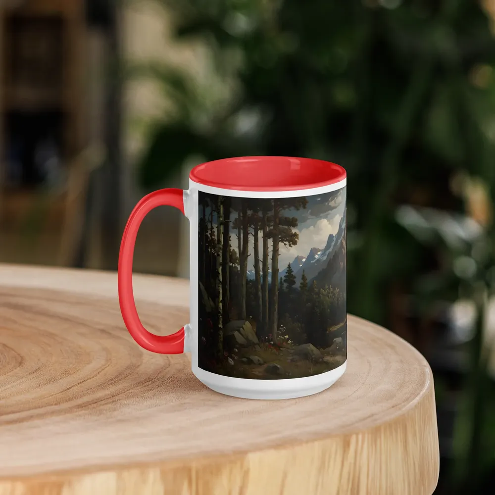 Alpine Reflection 
 Mug with Black inside | 15 oz