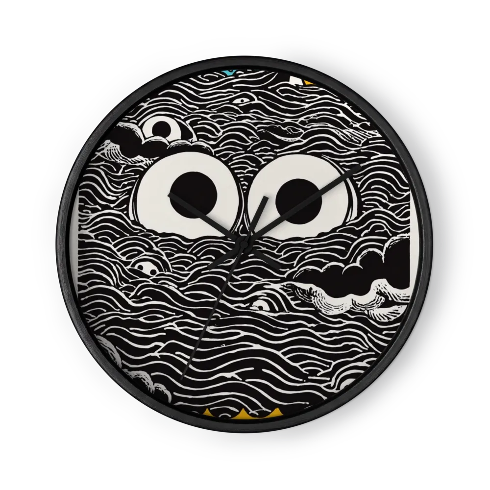 Eyes in the Deep | Wall Clock