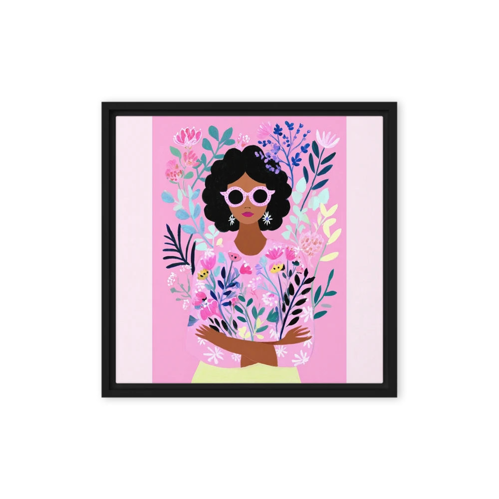 Woman in the Garden | Art Print