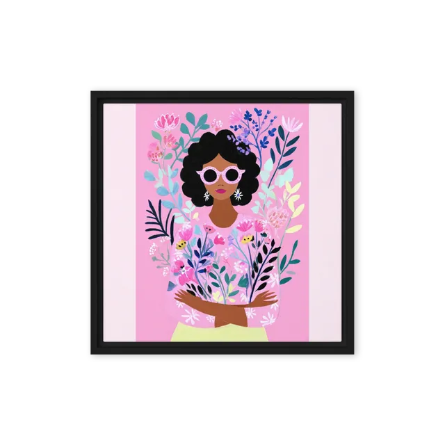 Woman in the Garden | Art Print