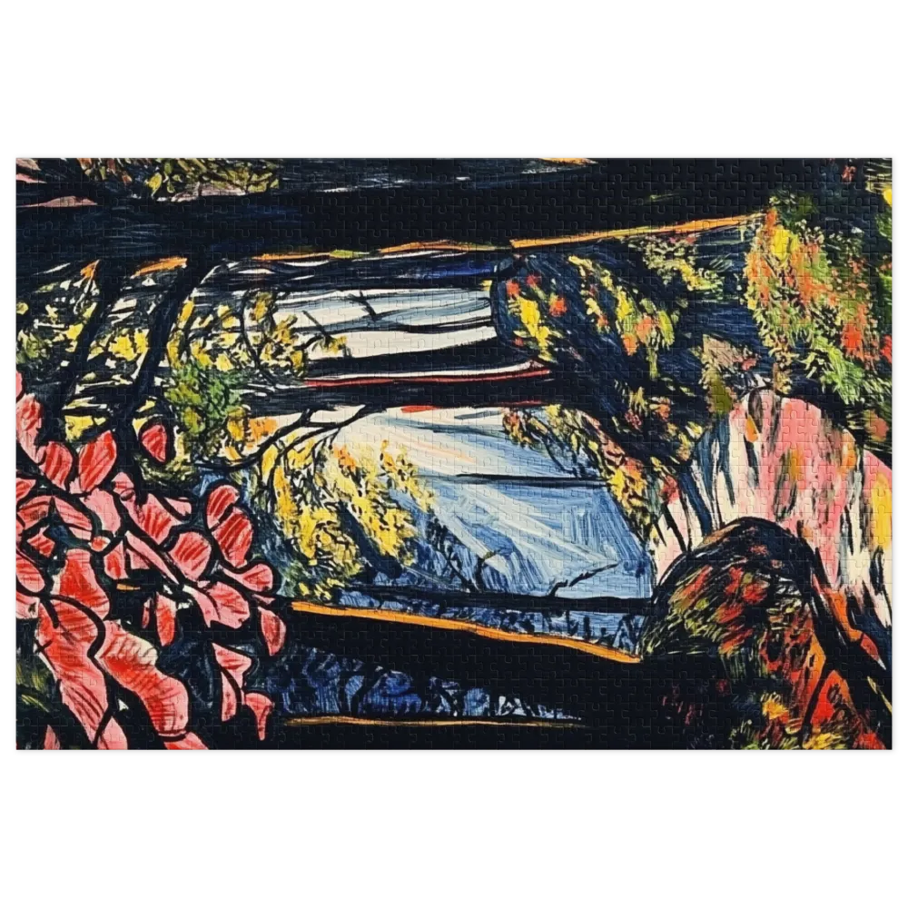 Impressionistic Forest Path | Jigsaw Puzzle (252/520 pieces)