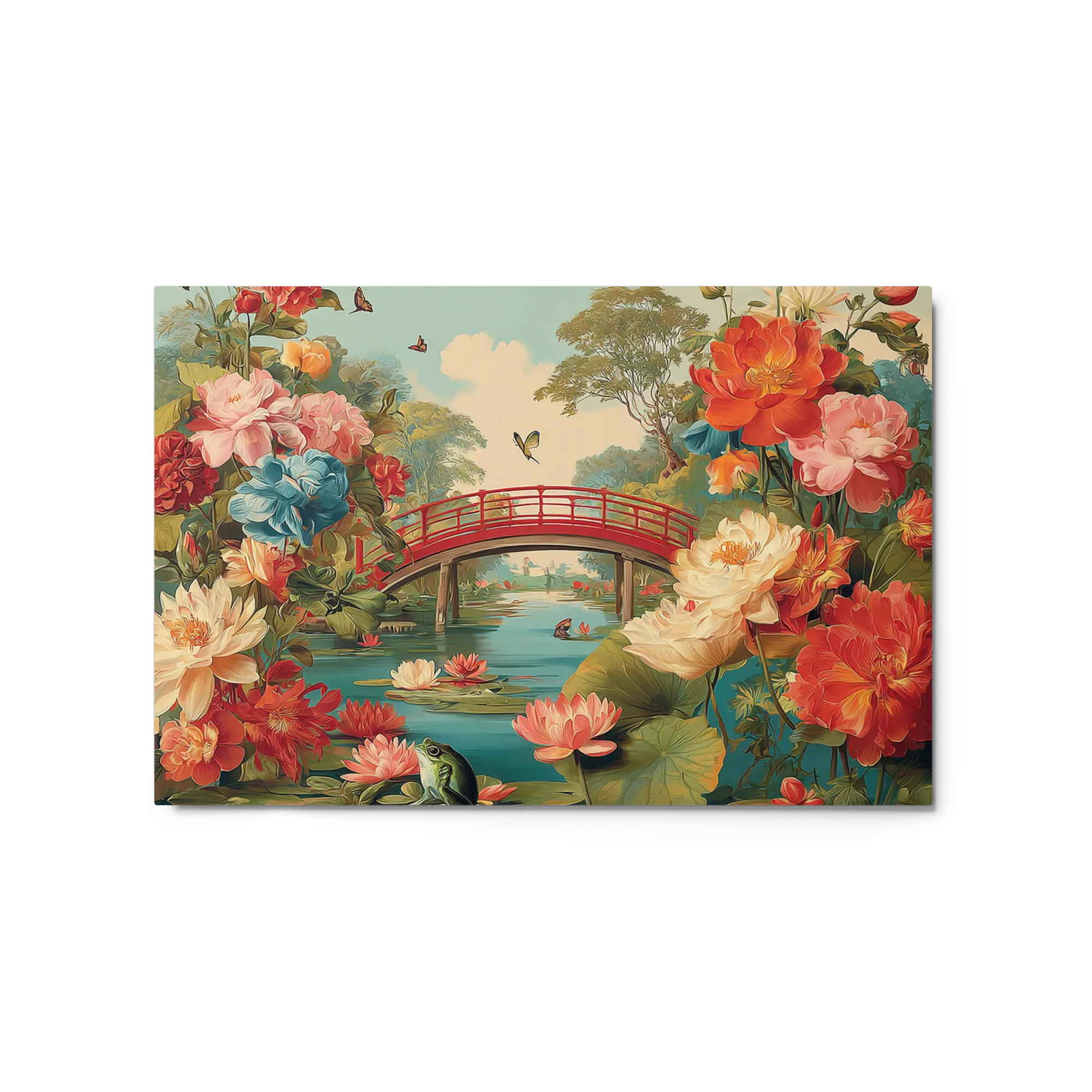 Serene Lotus Bridge