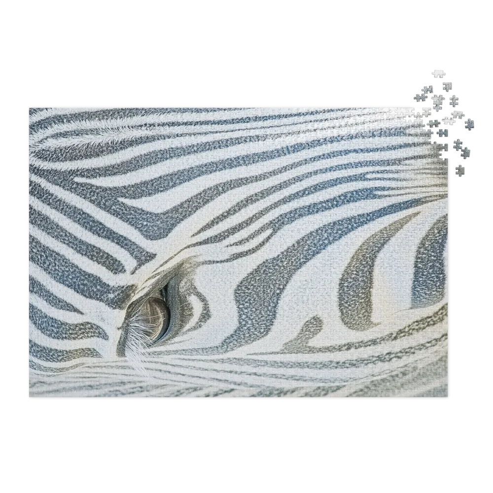 Close-Up Zebra Photography