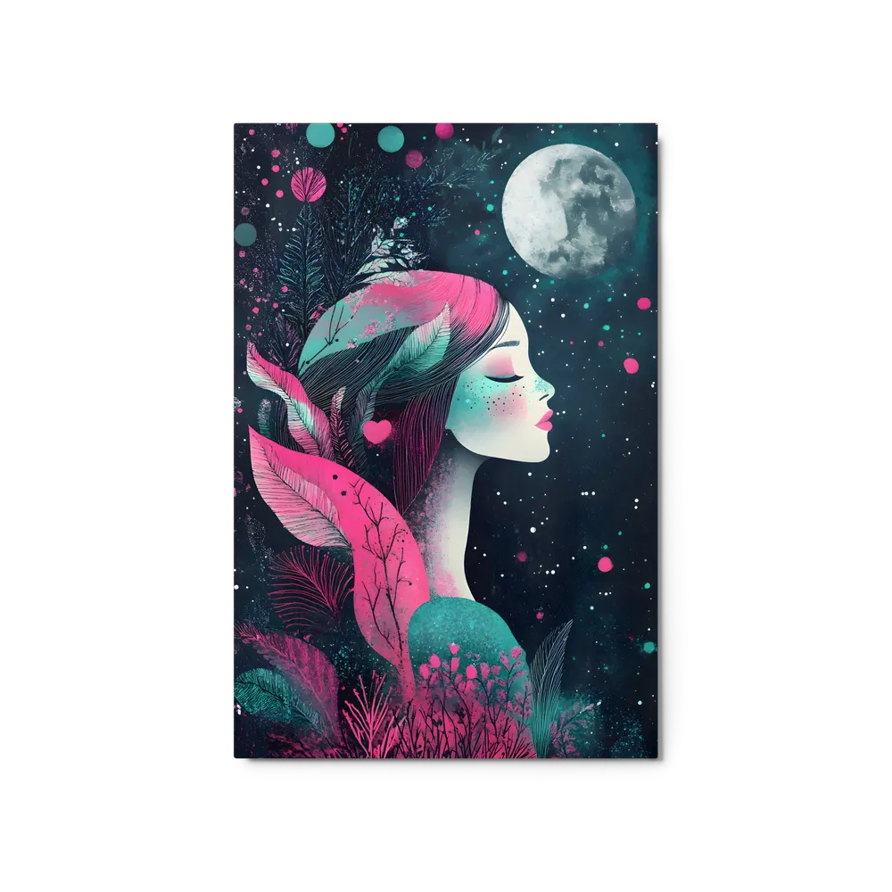Lunar Blossom Profile | Art Print
