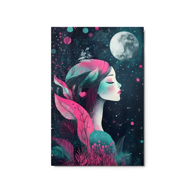 Lunar Blossom Profile | Art Print