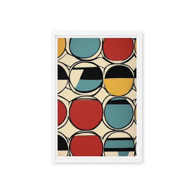 Mid-Century Modern Circles | Art Print