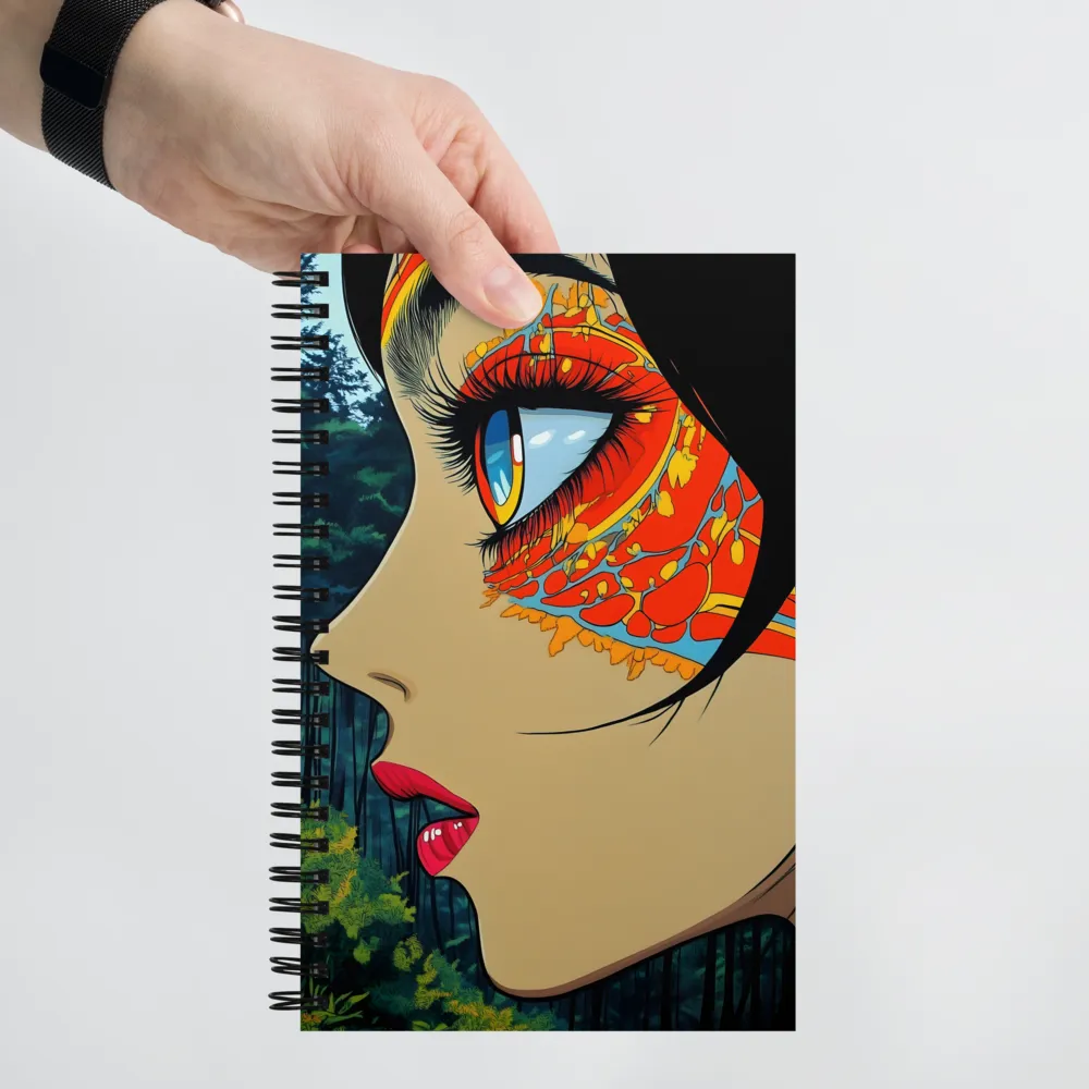Vibrant Gaze 
 Spiral Notebook | 140 pages