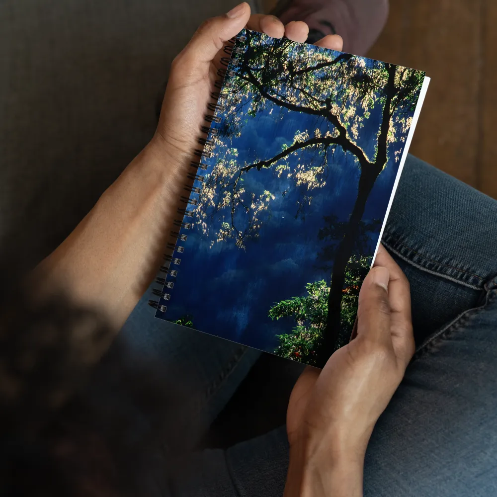 Enchanted Forest Glow 
 Spiral Notebook | 140 pages