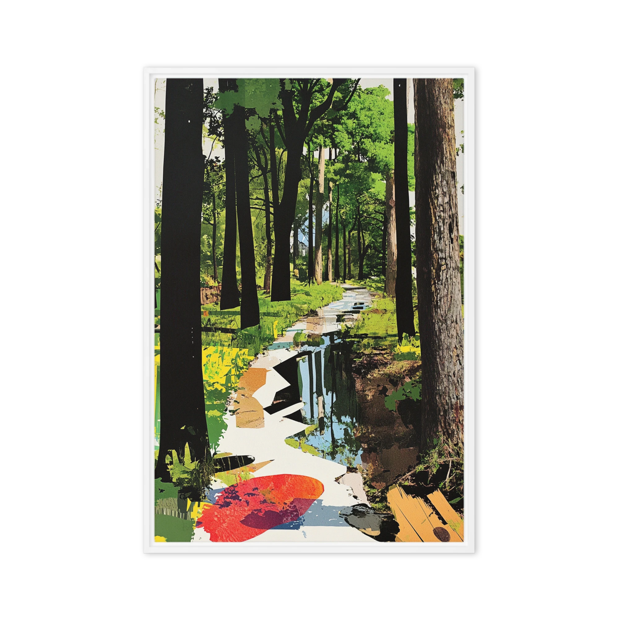 Abstract Forest Path | Art Print