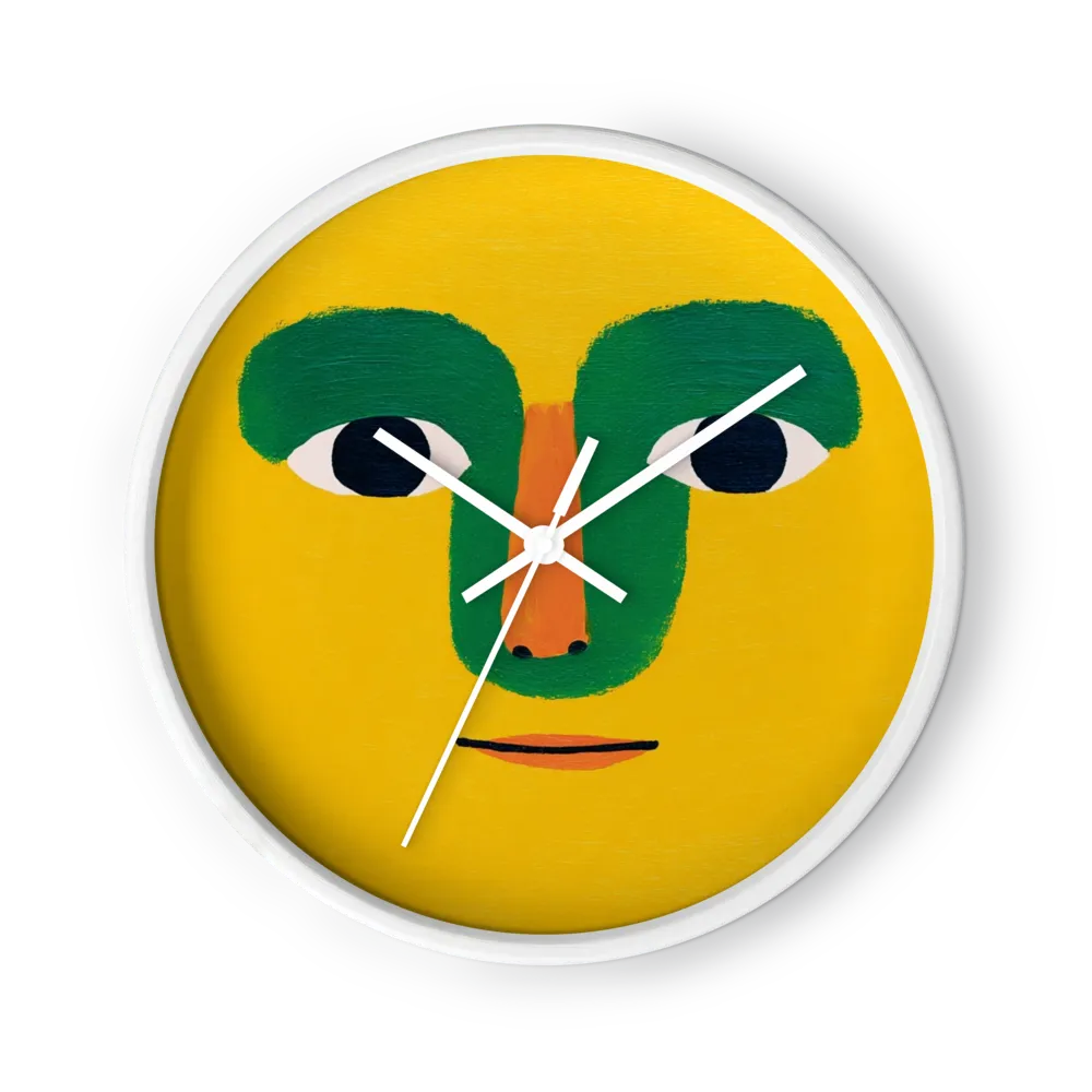 Yellow Abstract Face