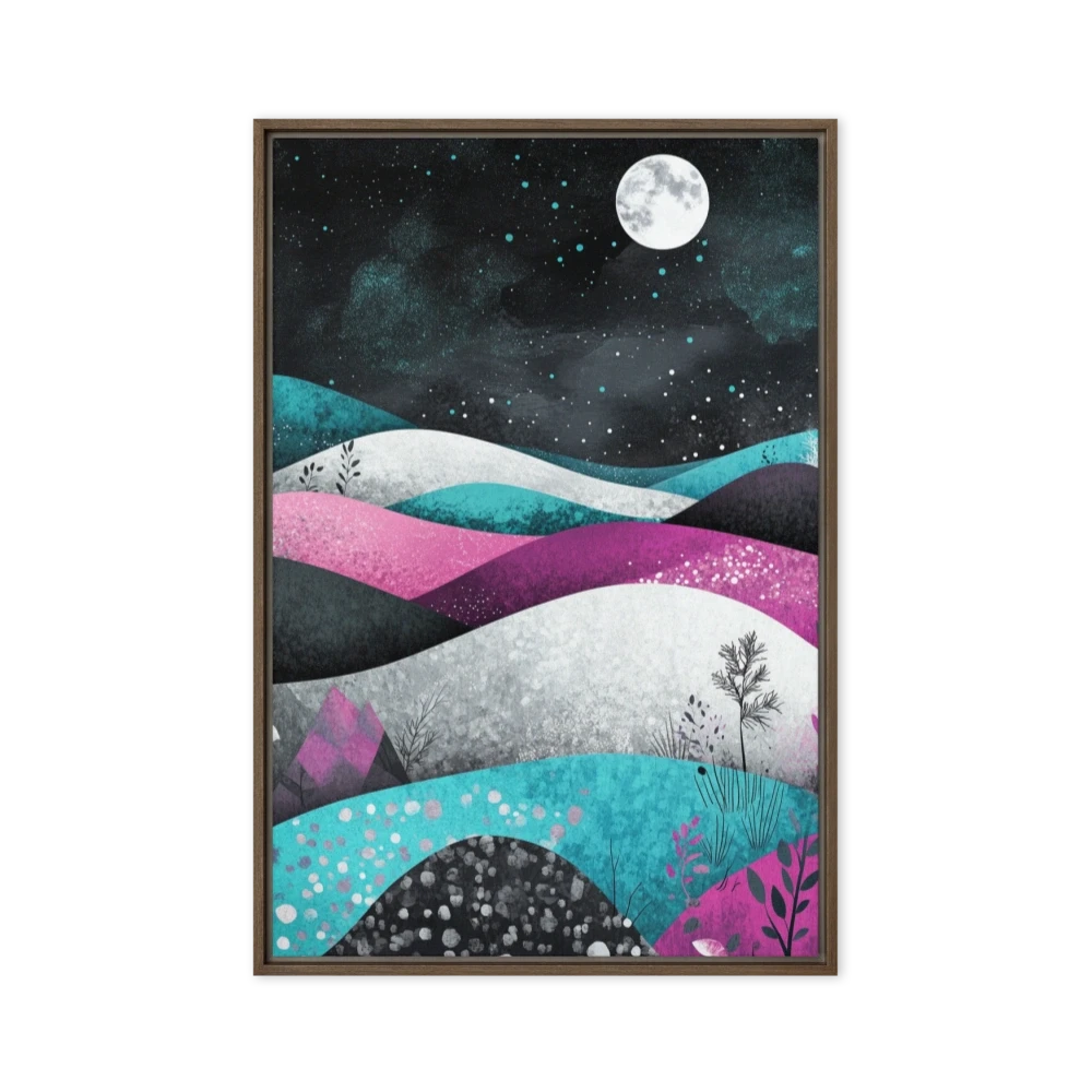 Abstract Landscape with Moon