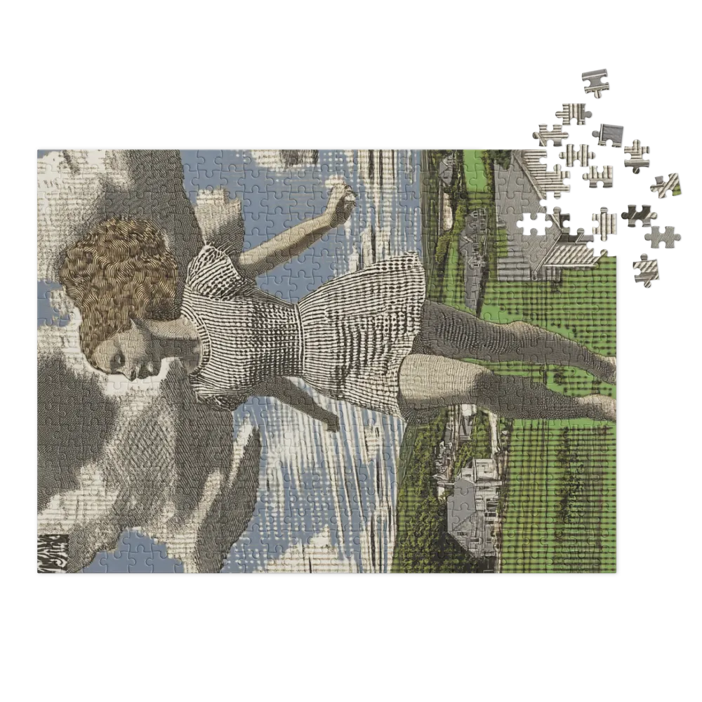 Serenidade Flutuante 
 Puzzle em caixa de metal