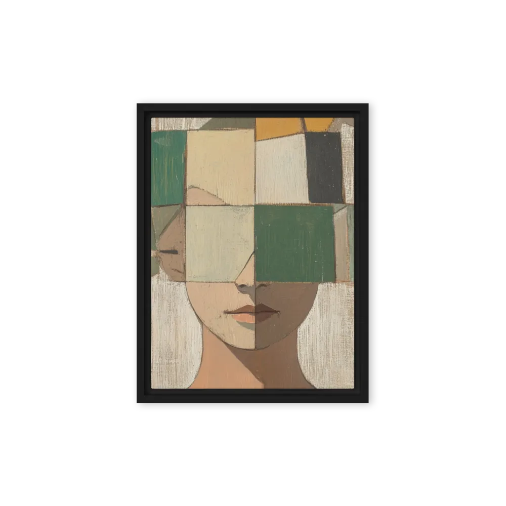 Fragmented Mind 
 Canvas with Brown Frame