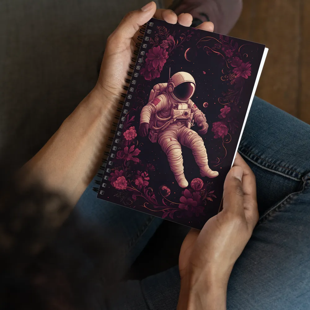 Cosmic Bloom 
 Spiral Notebook | 140 pages