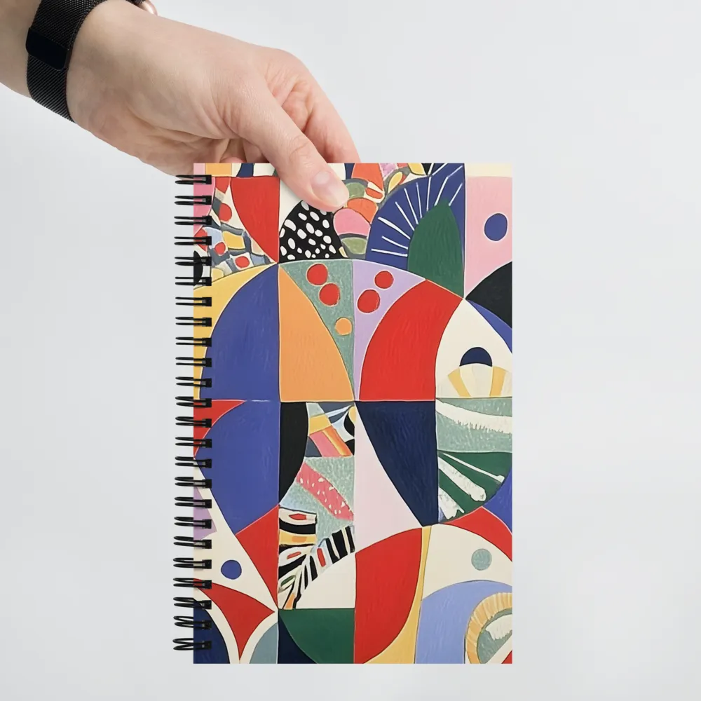 Abstract Mosaic of Colors 
 Spiral Notebook | 140 pages