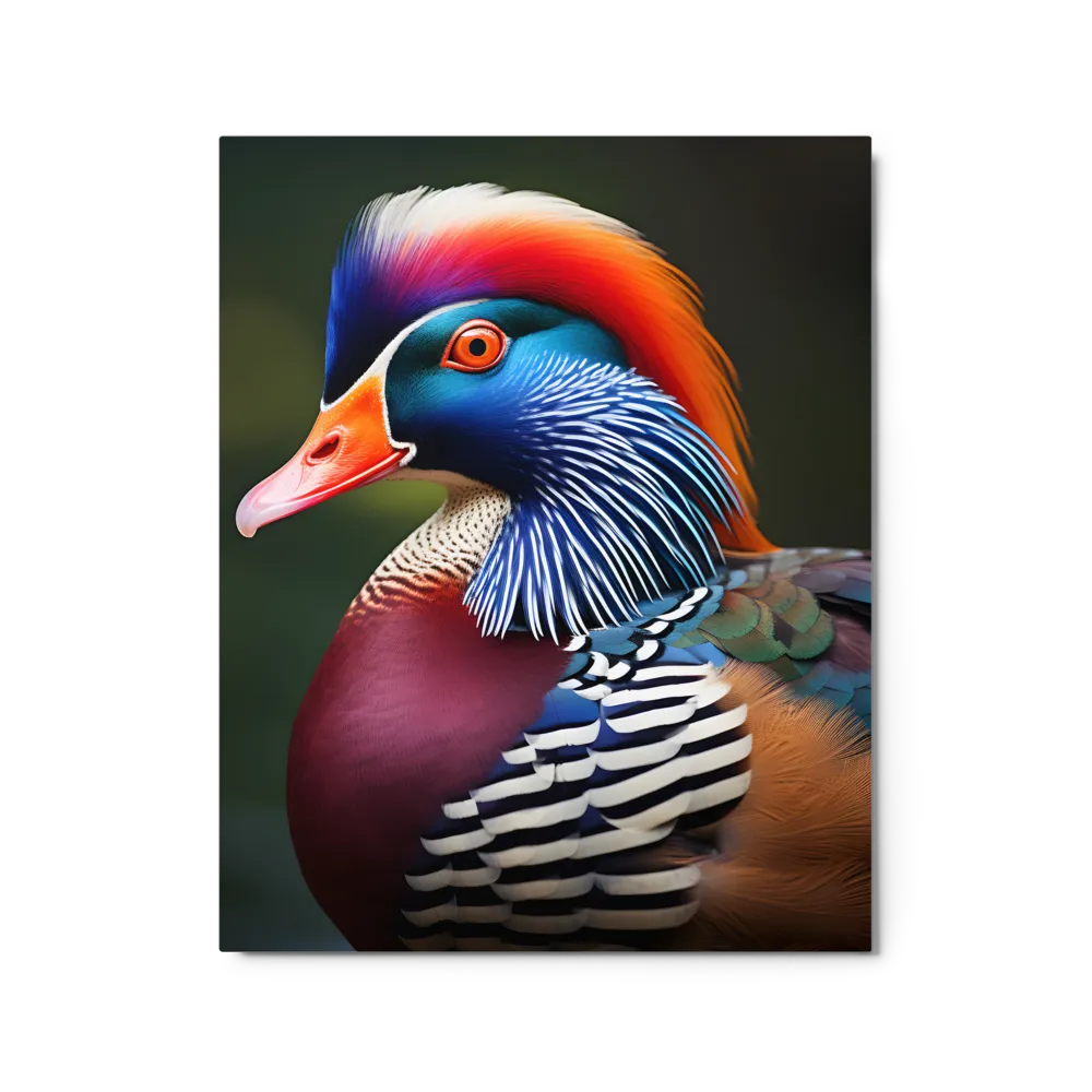 Mandarin Duck's Plumage 
 Canvas | 30″x 30″