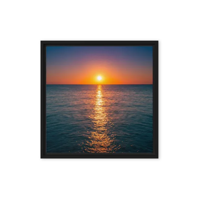 Golden Hour Serenity | Art Print