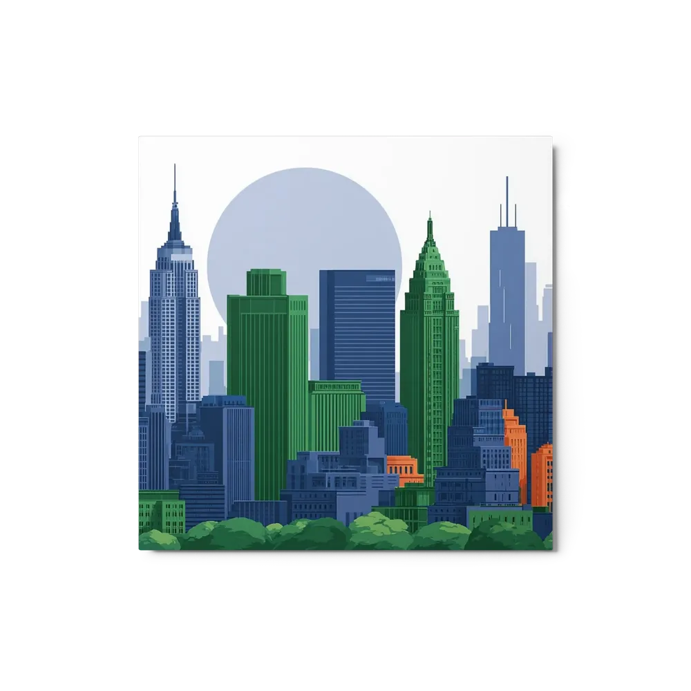 Emerald City Skyline | Art Print