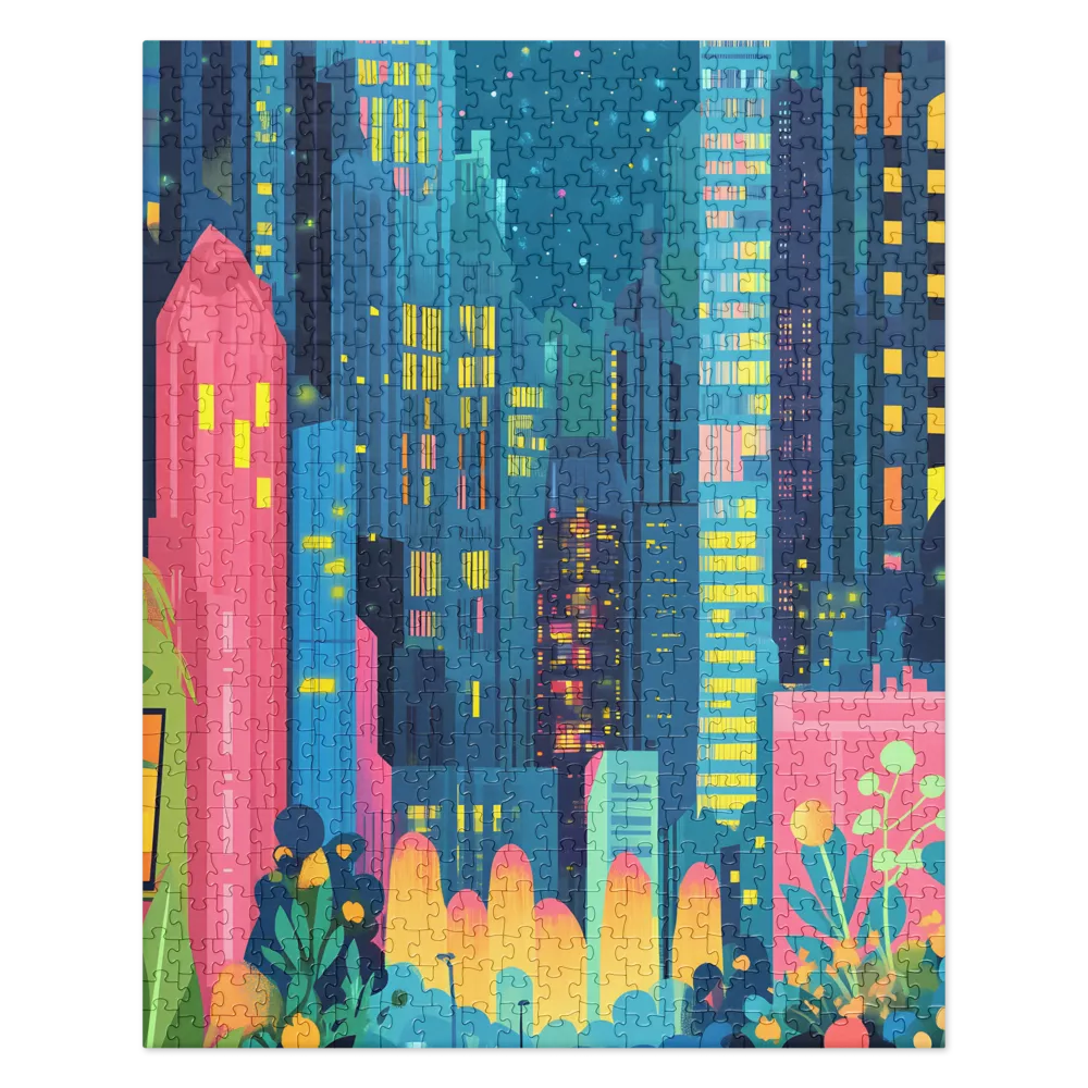 Nightfall in the City 
 Jigsaw Puzzle