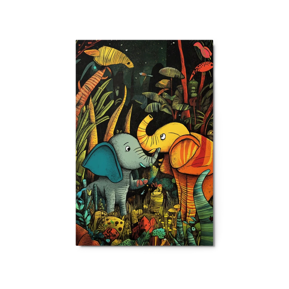 Elephant Friends | Art Print
