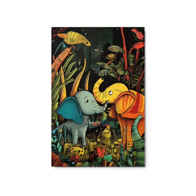 Elephant Friends | Art Print