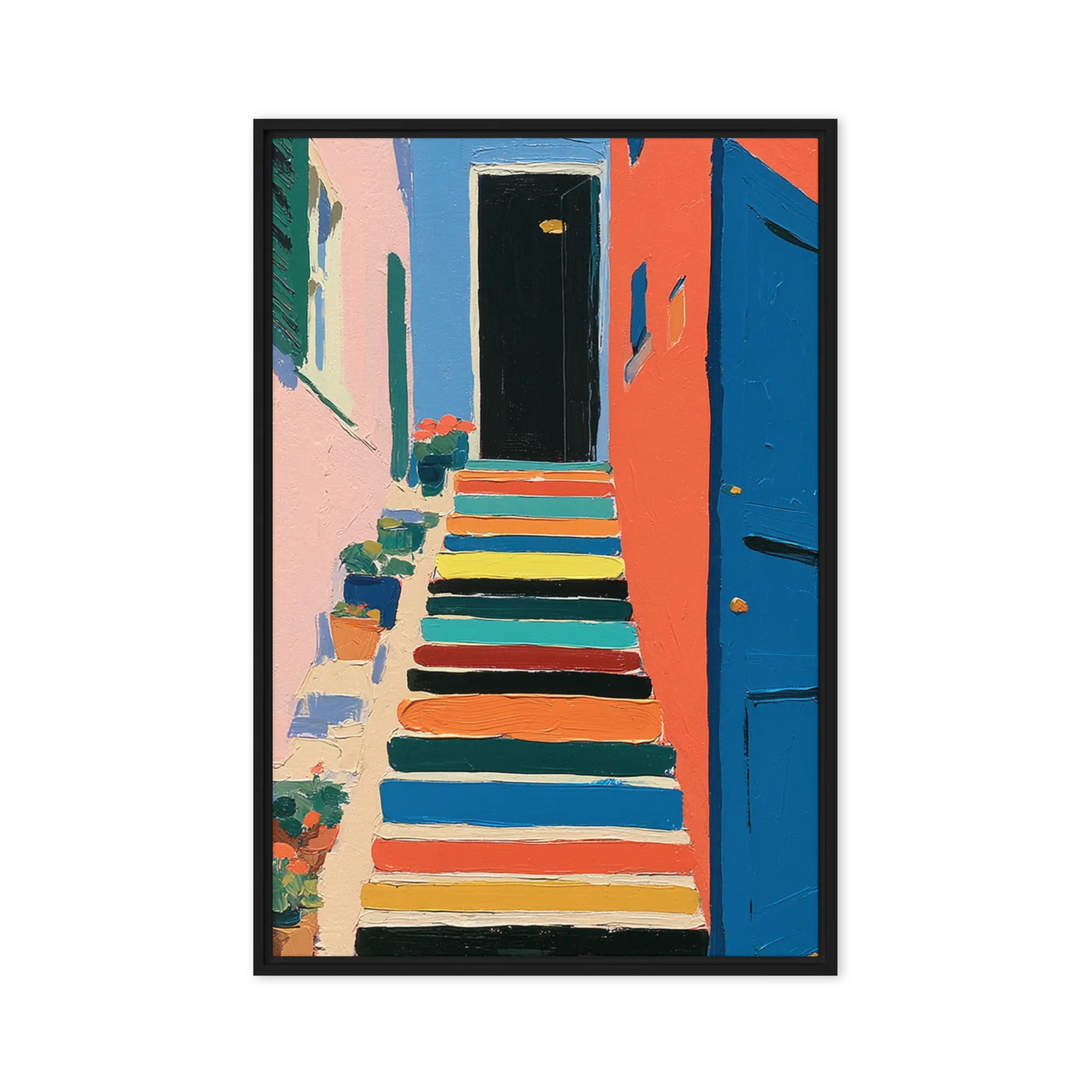 The noon-shadow lounge — Fauvist-inspired planes