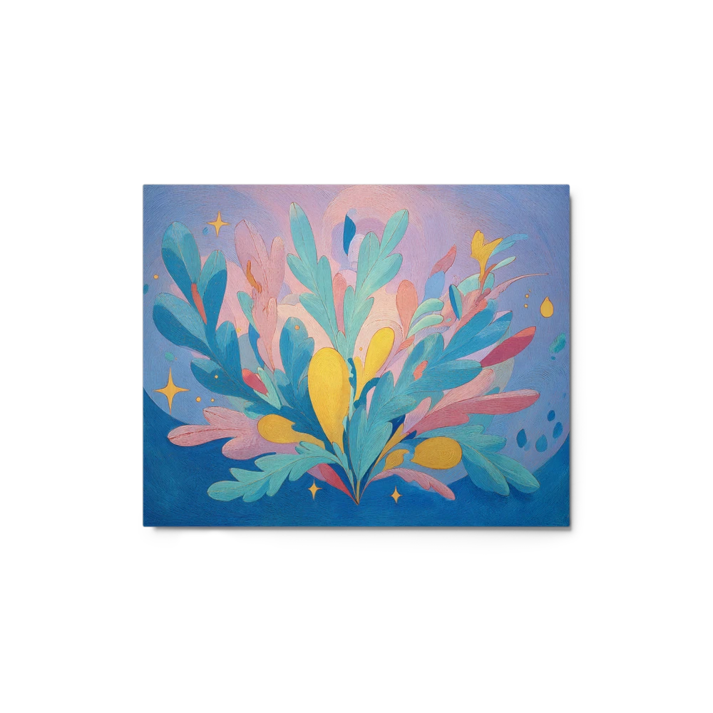 Luminous Celestial Flora | Art Print