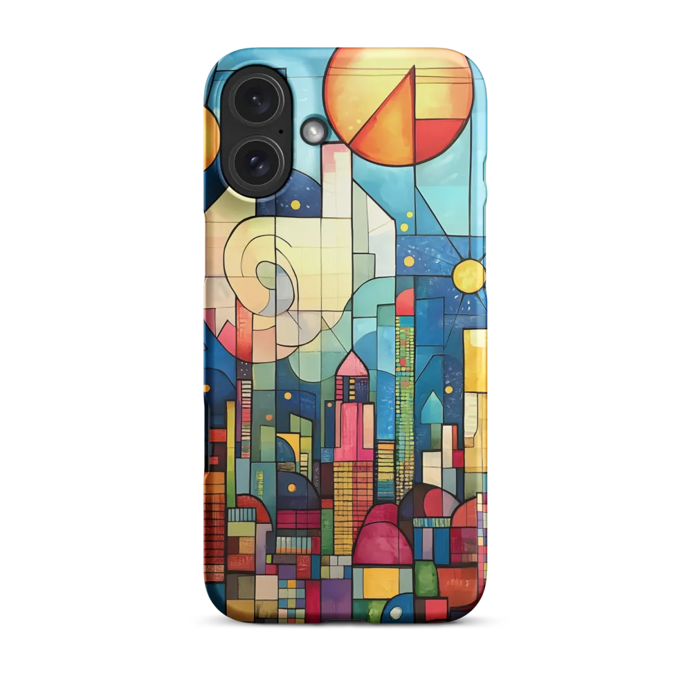 Vibrant Abstract Cityscape | Phone Case