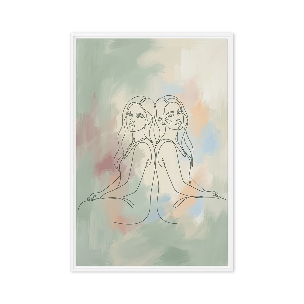 Sisters in Line | Art Print