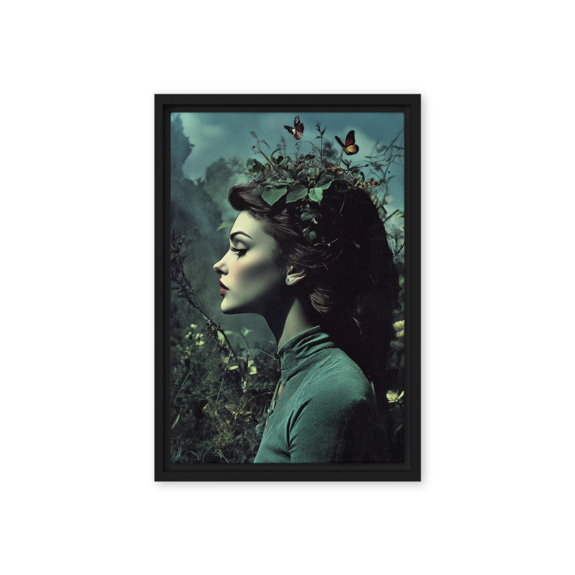 Enchanted Botanical Profile | Art Print
