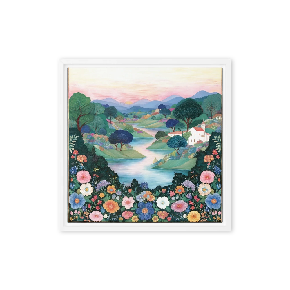 Sunset Valley Blooms | Art Print