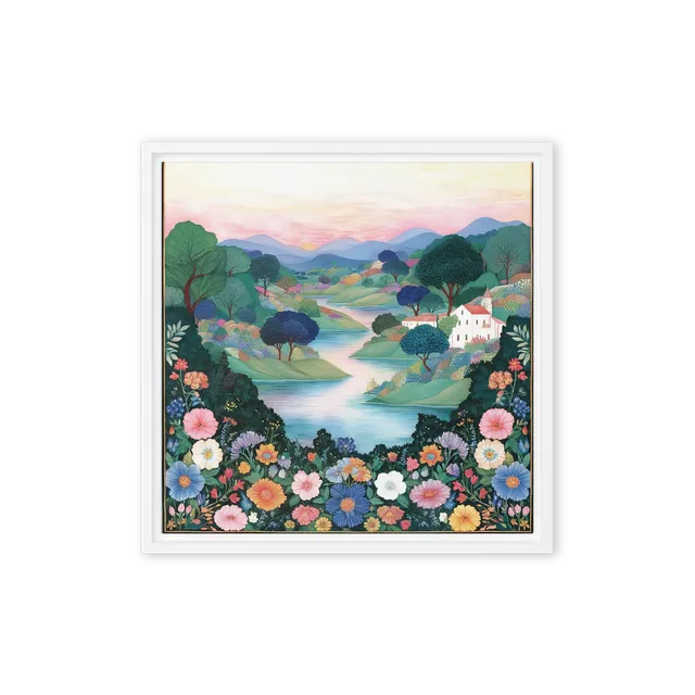 Sunset Valley Blooms | Art Print