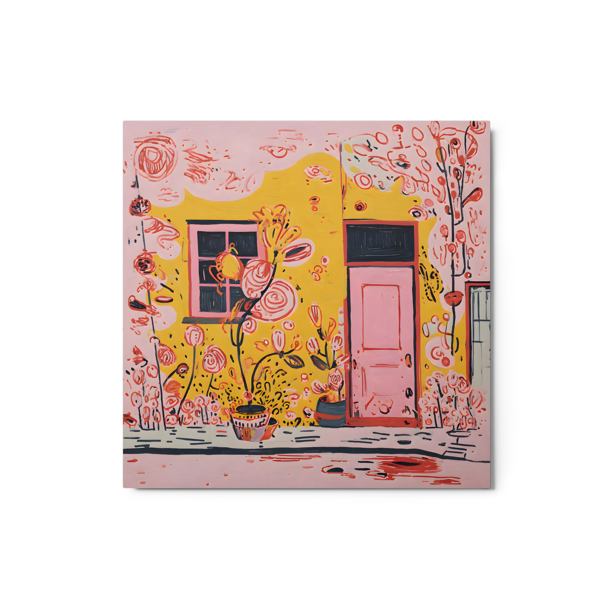 Whimsical House Garden