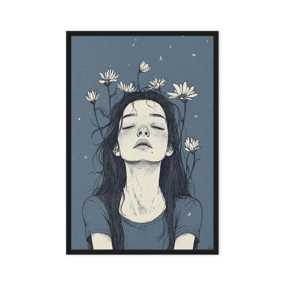 Floral Contemplation | Art Print