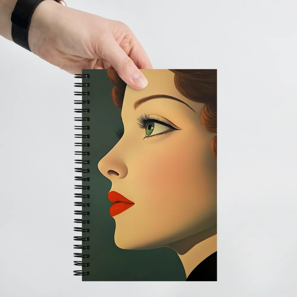 Pop Art Profile 
 Spiral Notebook | 140 pages