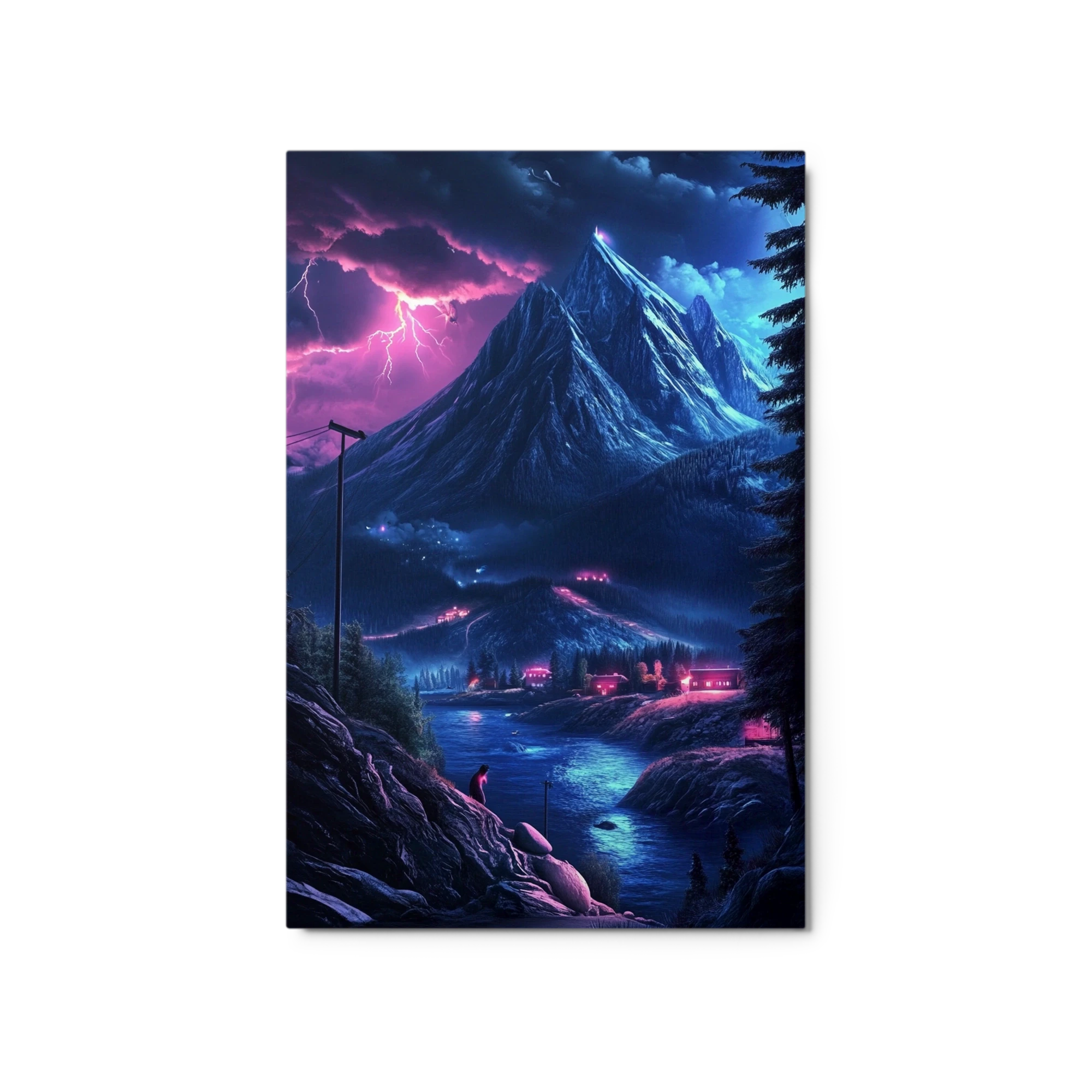 Fantasy Mountain Landscape