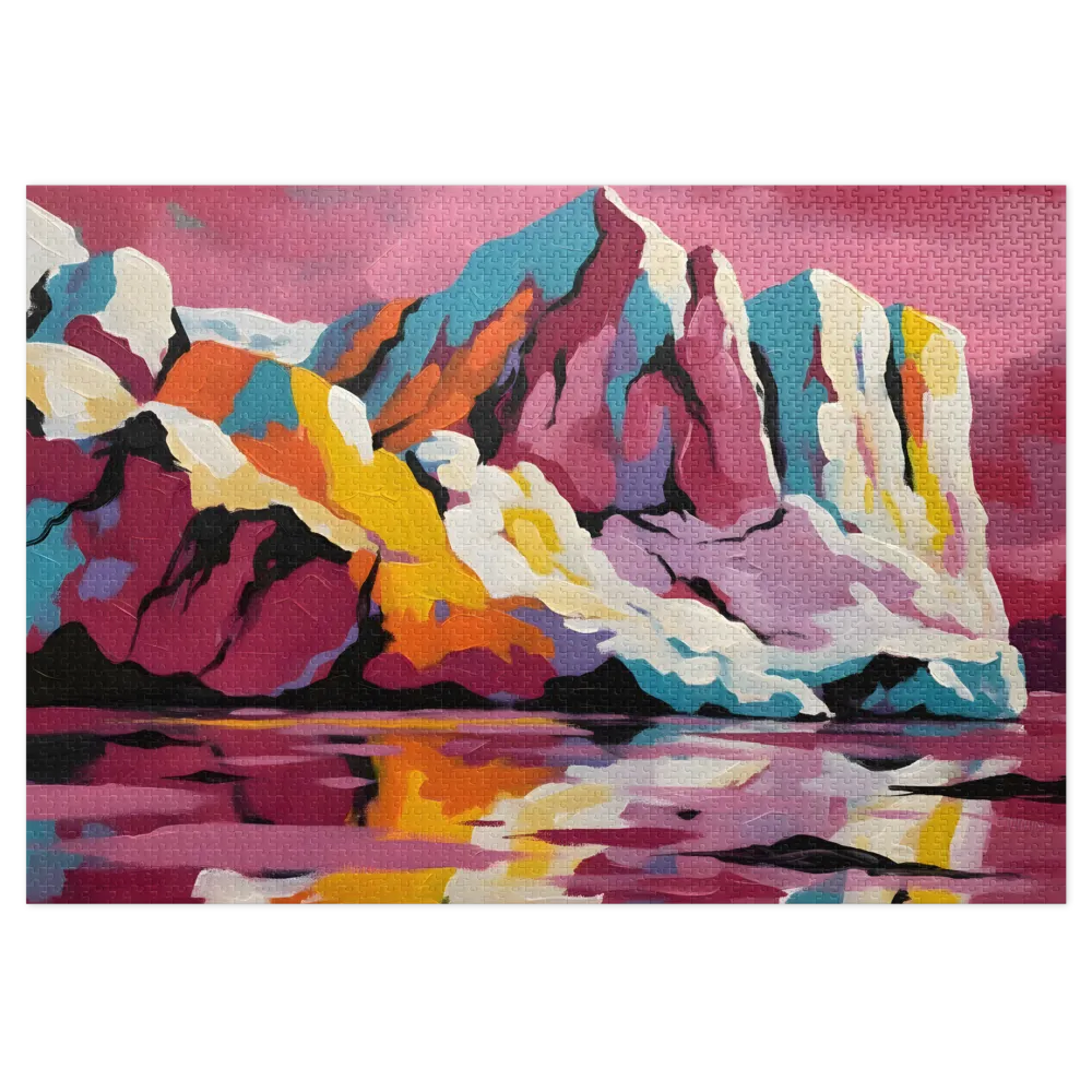 Colorful Impasto Peak | Jigsaw Puzzles