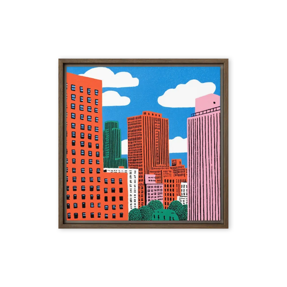 Urban Blocks 
 Canvas | 32″x 32″