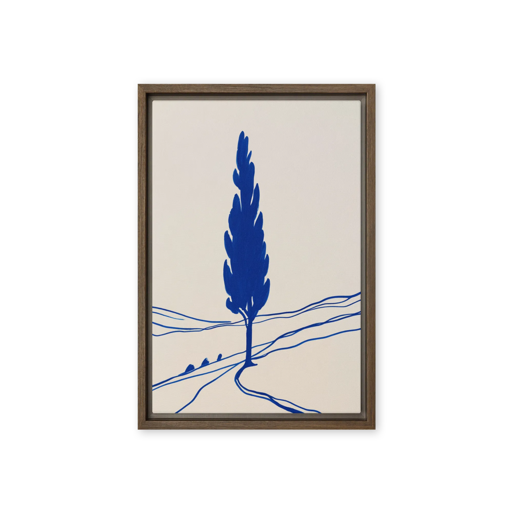 The Cobalt Cypress | Art Print