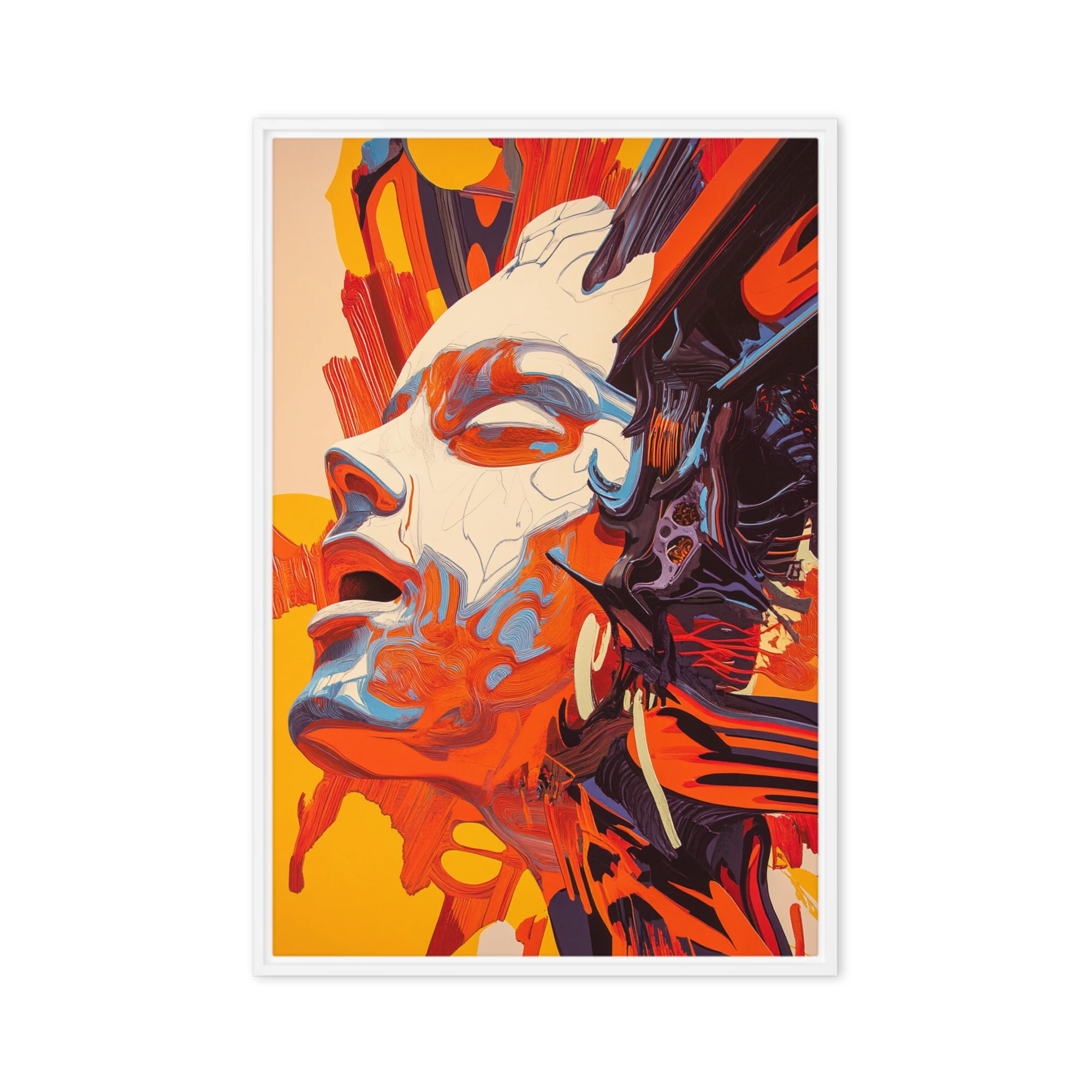 Fiery Profile | Art Print