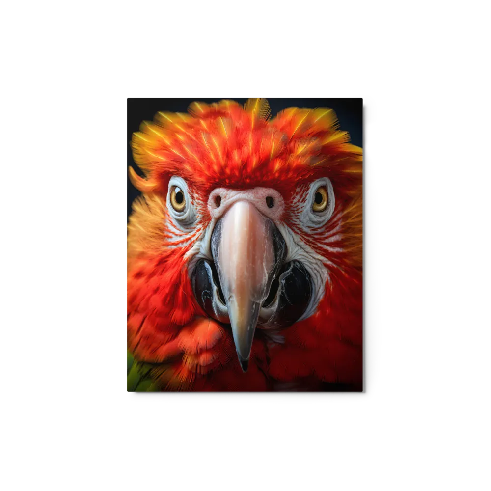 Vibrant Parrot Macro Photography