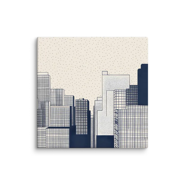 Chiseled Skylines and Starry Horizons — Woodcut relief lines