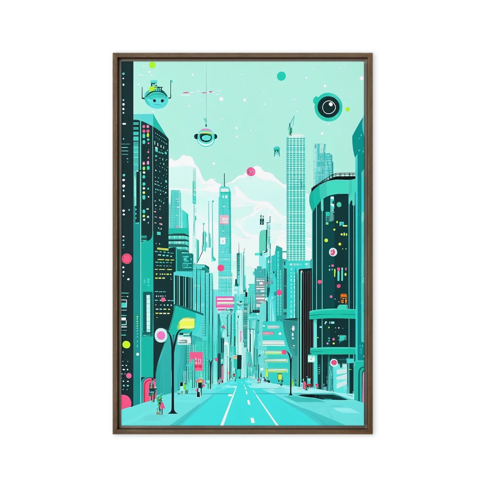 Neo-Metropolis Dreamscape | Art Print