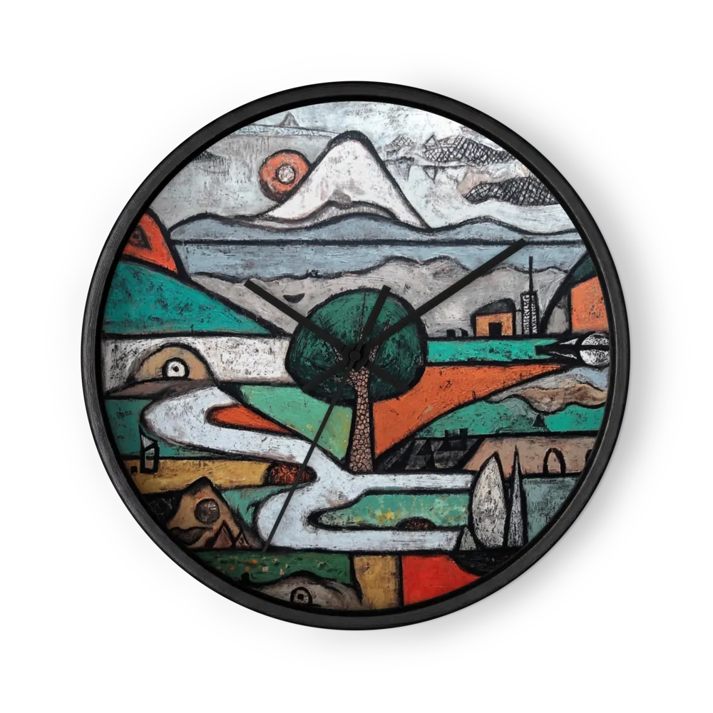 Valley of the Crest | Wall Clock