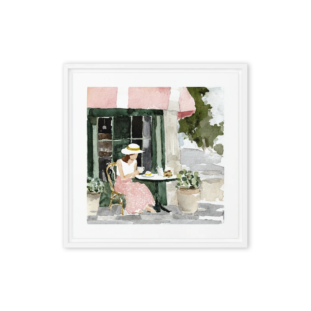 Afternoon at the Café | Art Print