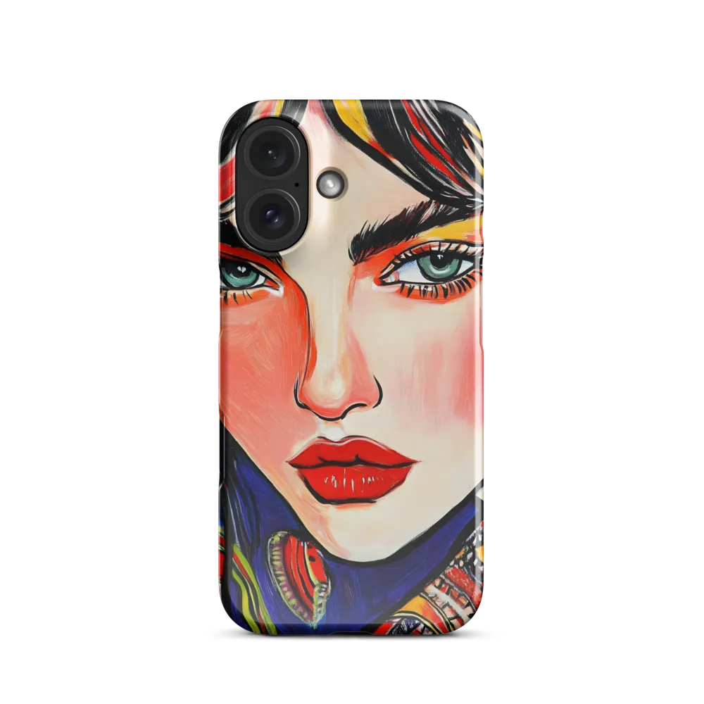 Vibrant Pop Art Gaze 
 Samsung Galaxy S25 | Snap Case