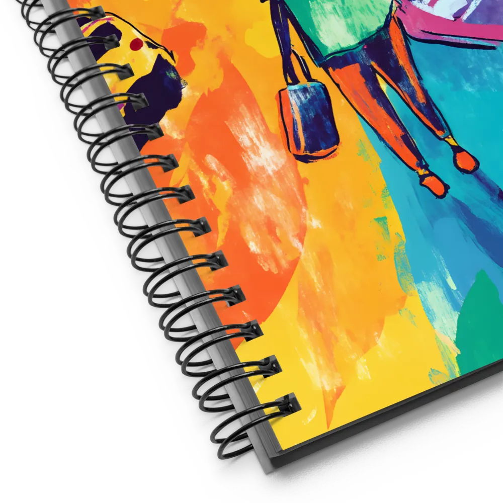 Expressive Urban Journey 
 Spiral Notebook | 140 pages